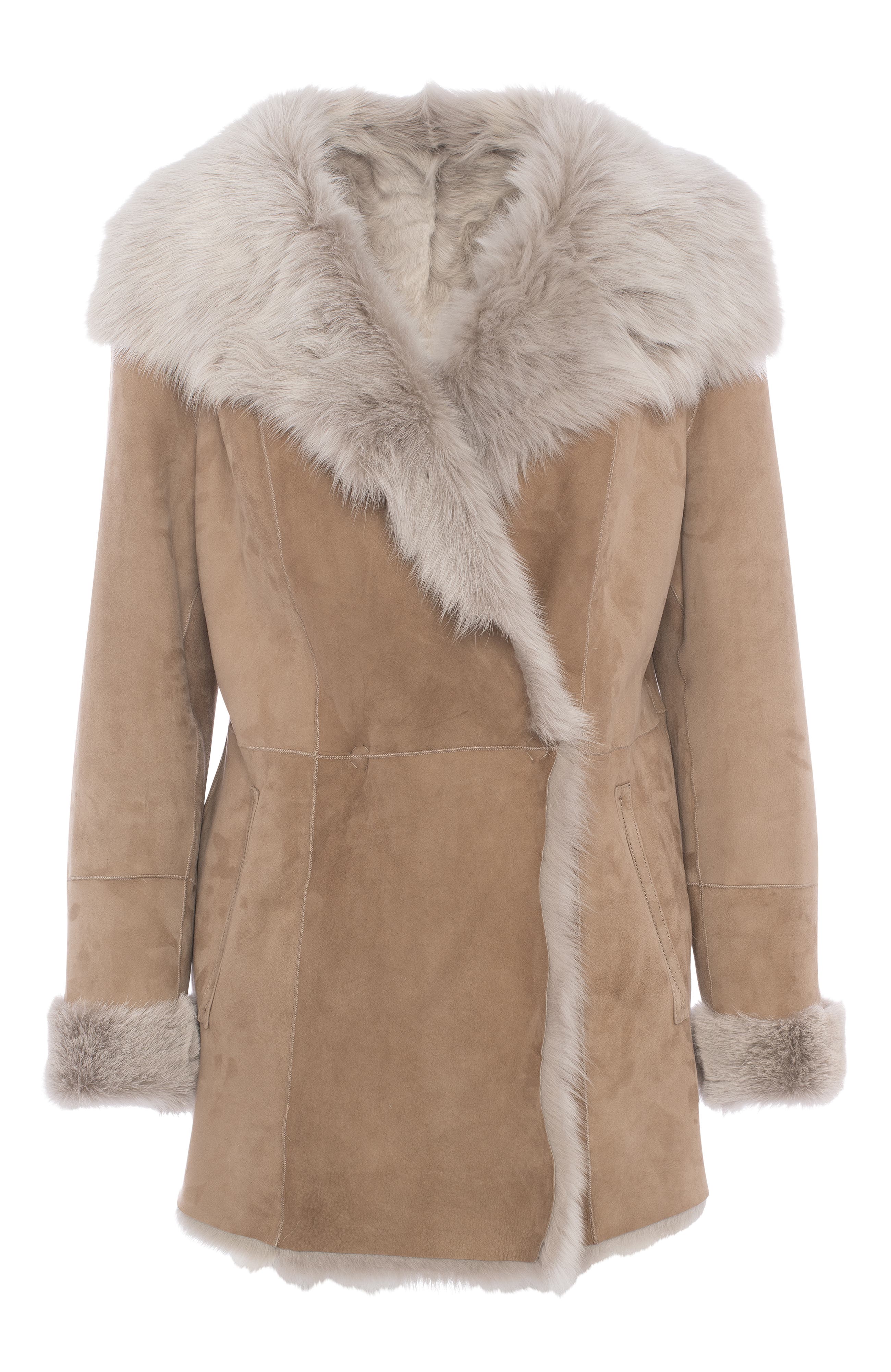 GORSKI Merino Genuine Shearling Short Jacket — фото 6