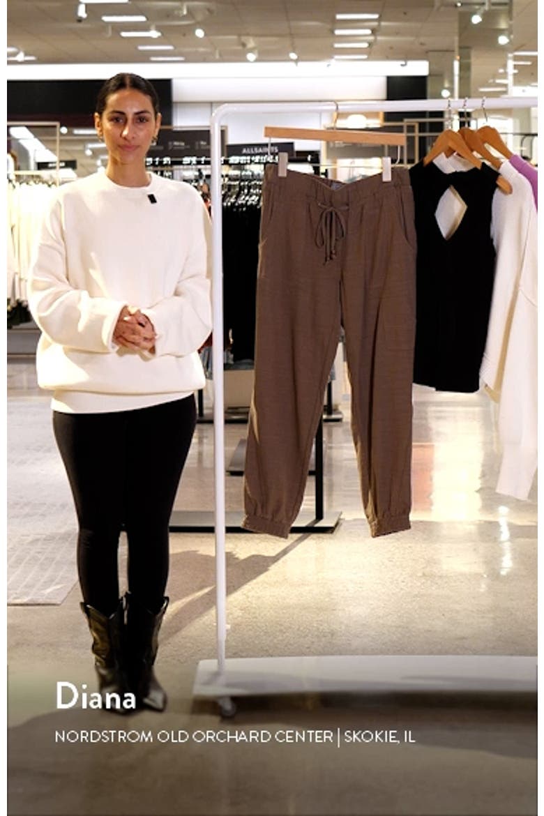 Drawstring Joggers (Nordstrom Exclusive) video