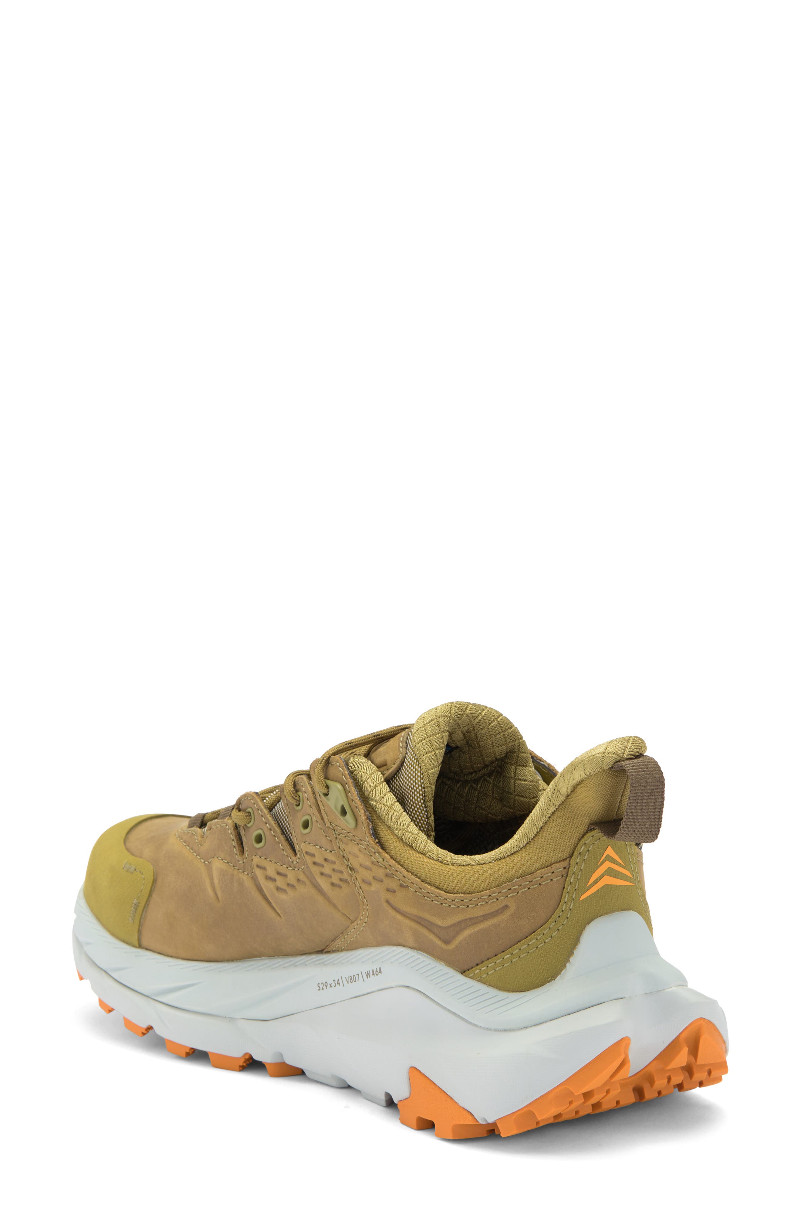 HOKA Gender Inclusive Kaha 2 Low GTX Waterproof Hiking Shoe, Alternate, color, Green Moss / Mercury