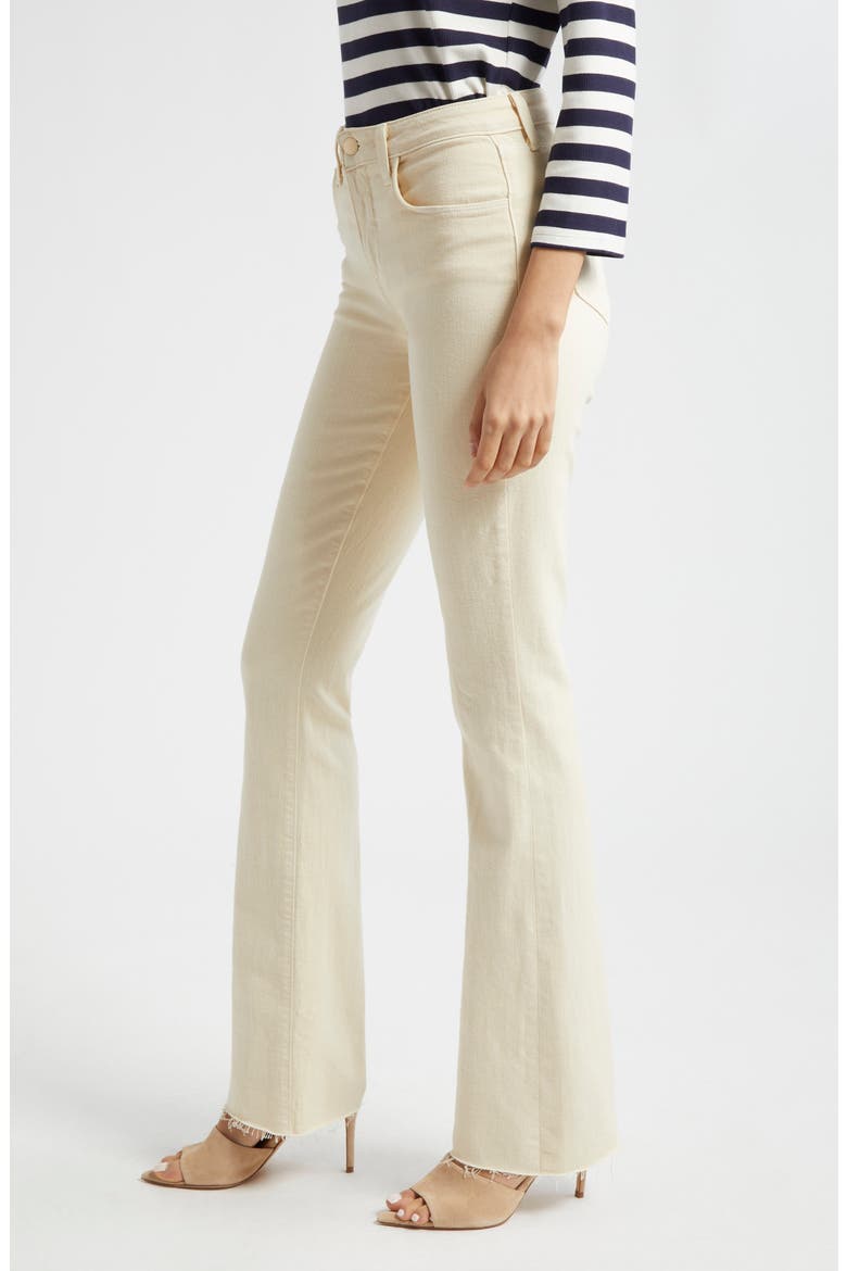 Ruth High Rise Straight Leg Jeans, Alternate, color, CREME BRUL