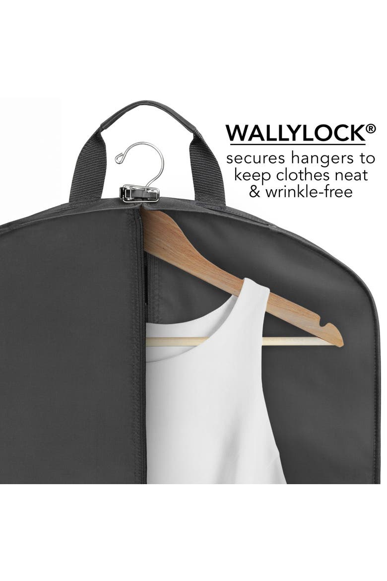 60" Deluxe Travel Garment Bag, Alternate, color, Black