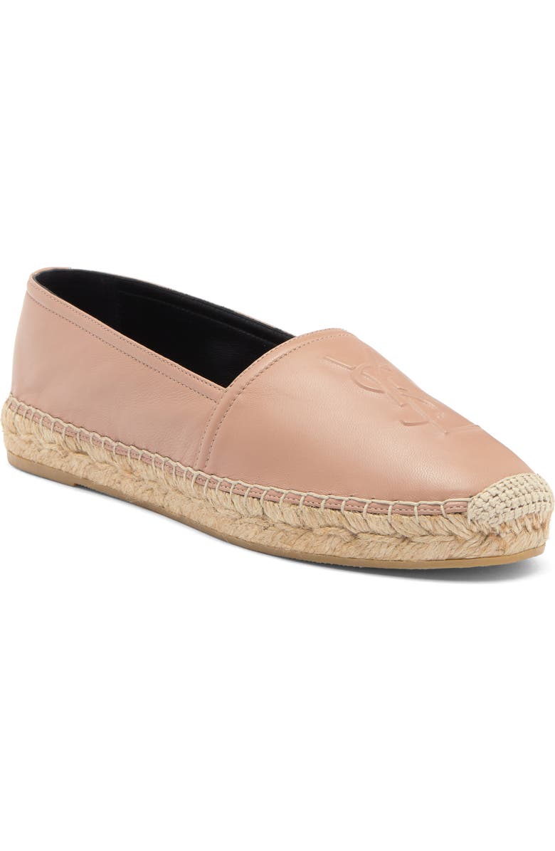 Saint Laurent YSL Logo Espadrille, Main, color,