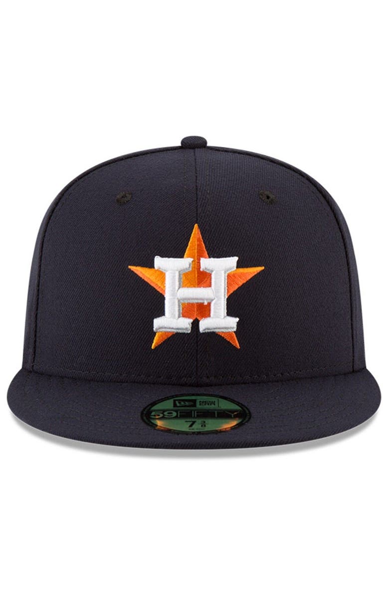 New Era Men's New Era Navy Houston Astros 2024 Jackie Robinson Day 59FIFTY Fitted Hat, Alternate, color, Navy