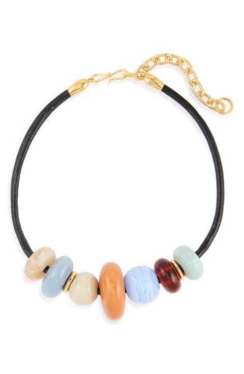 Piedra Mixed Media Collar Necklace