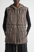 Moncler x Rick Owens Geocamo Ziplock Hooded Down Vest