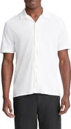 Vince Cabana Short Sleeve Piqué Camp Shirt
