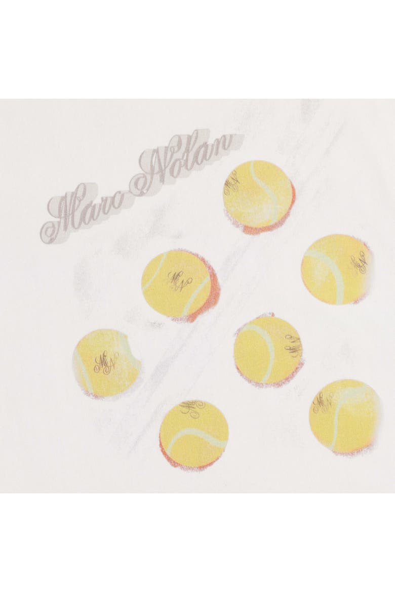 The Tennis Ball Tee, Alternate, color, White