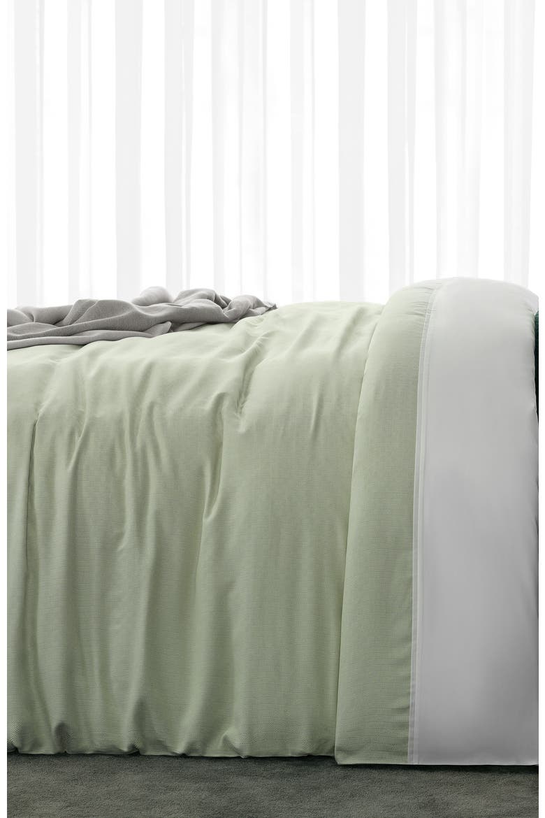 Maestro Duvet Cover, Alternate, color, White