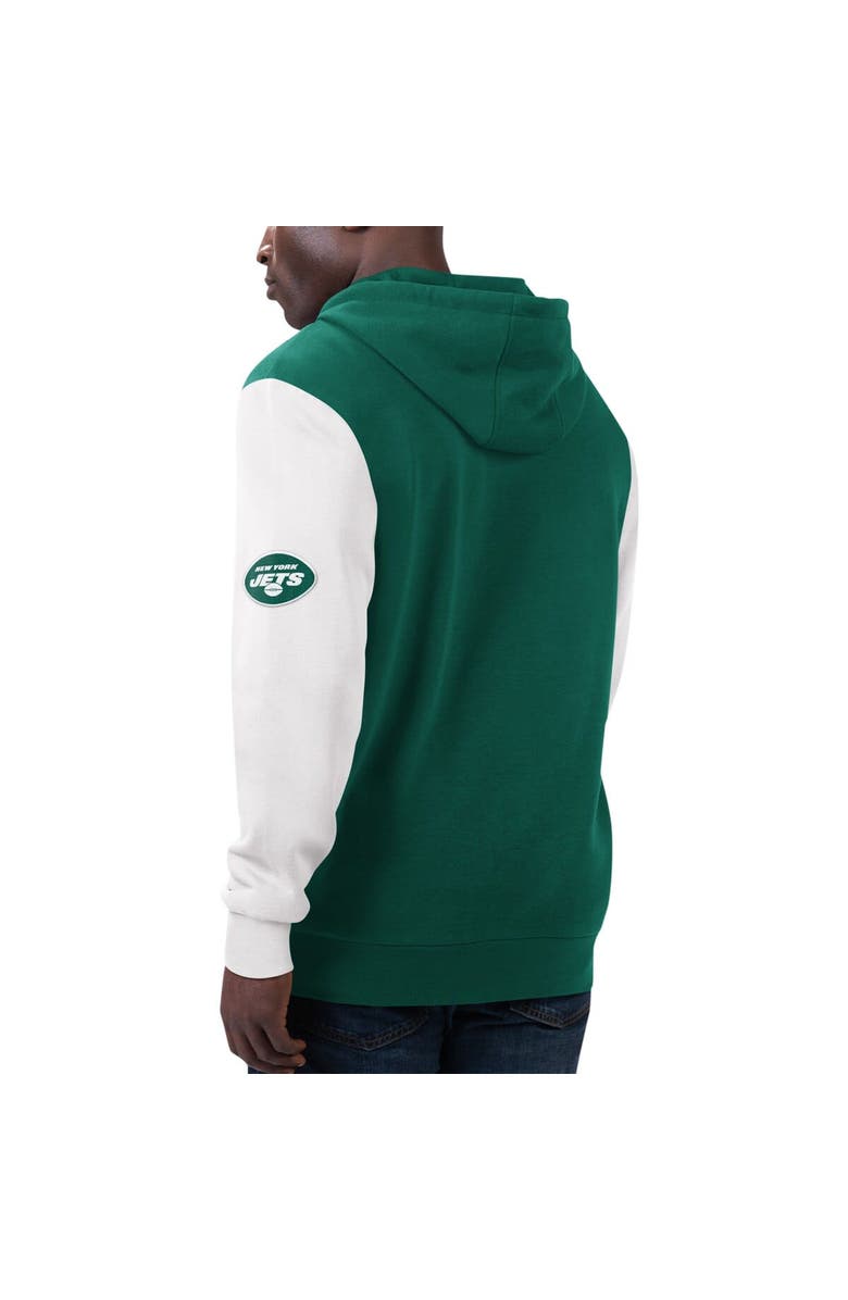 G-III SPORTS BY CARL BANKS Men's G-III Sports by Carl Banks Green/White New York Jets T-Shirt & Full-Zip Hoodie Combo Set, Alternate, color, 