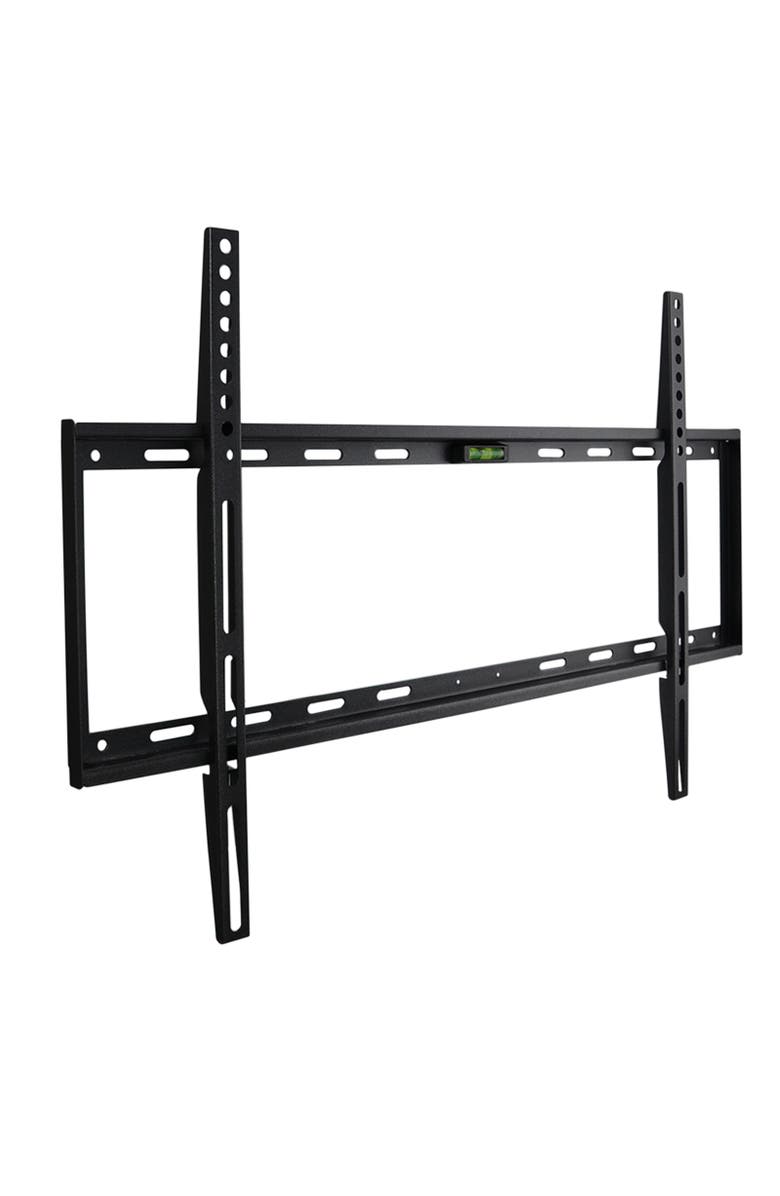 Megamounts Fixed Wall Mount with Bubble Level for 32-70in LCD, LED, and Plasma Screens, Main, color, Black