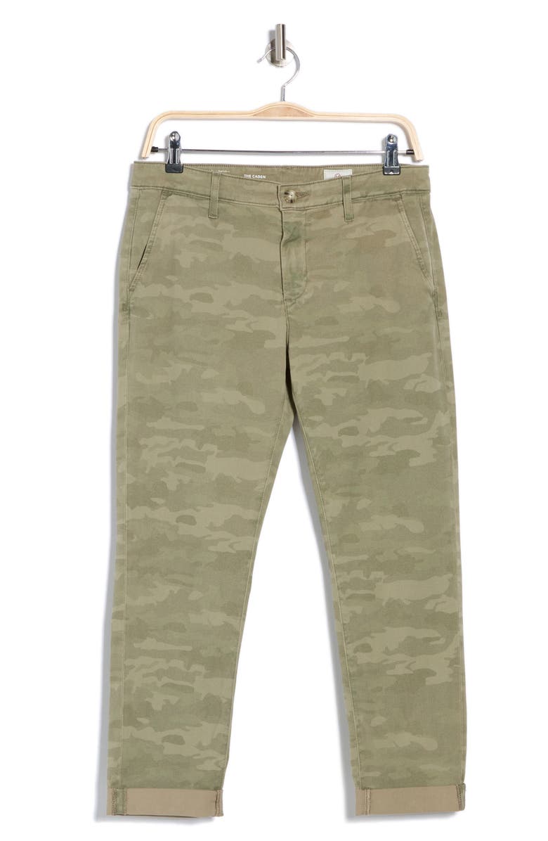 AG Caden Camo Twill Trousers, Main, color, 