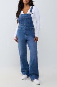 True Religion Straight Leg Overalls
