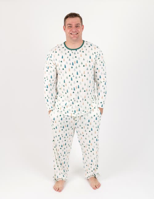 Leveret Viscose Matching Family Holiday Pajamas, Reindeer & Polar Bear Prints In Multi