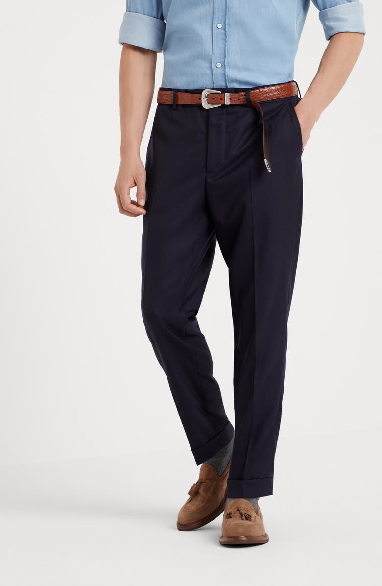 Brunello Cucinelli Formal fit trousers, Alternate, color, 