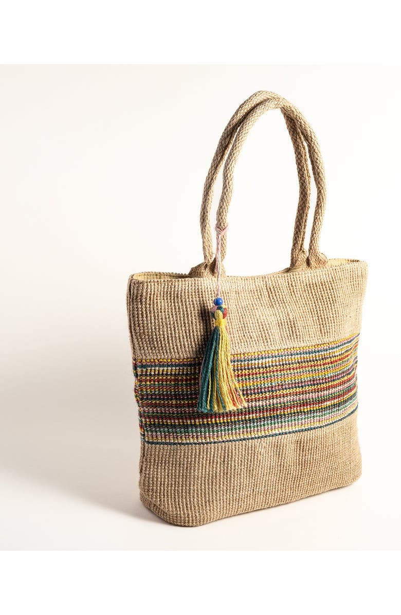 Zsa Zsa Zsu Kolkata Bag 13X12X4 In, Alternate, color, Beige