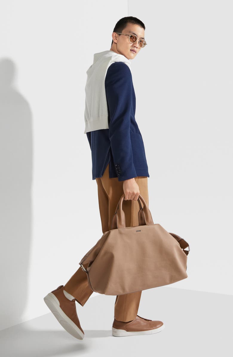 ZEGNA High Performance<sup>™</sup> Wool & Cotton Jersey Jacket, Alternate, color,