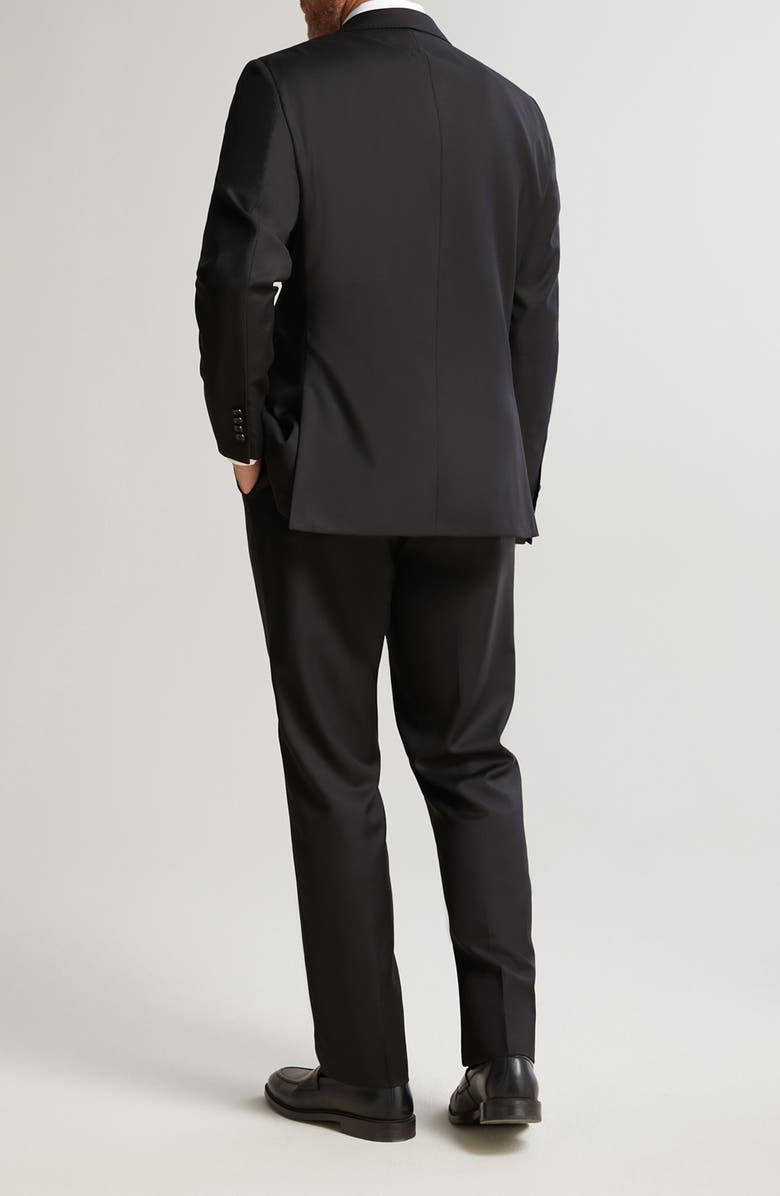 Heritage Gold Infinity Classic Fit Solid Suit, Alternate, color, Black