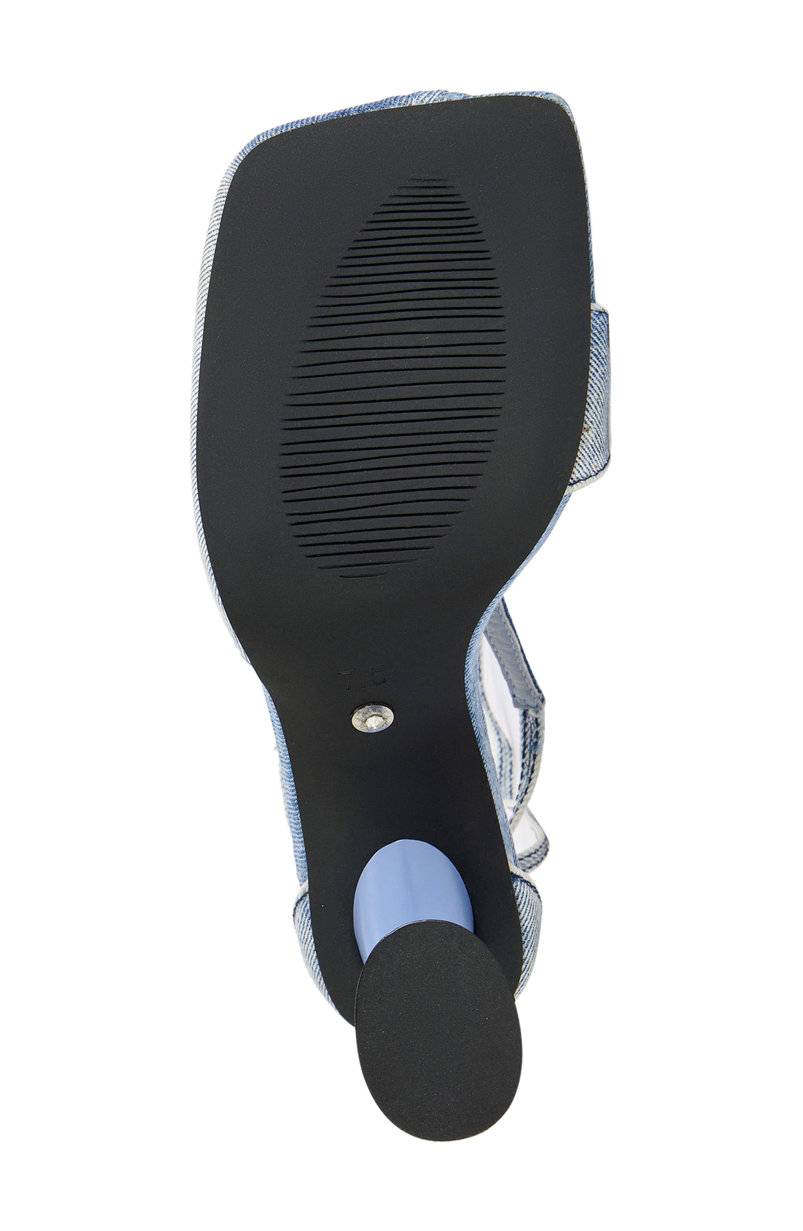 AZALEA WANG Buiky Ankle Wrap Sandal, Alternate, color, 