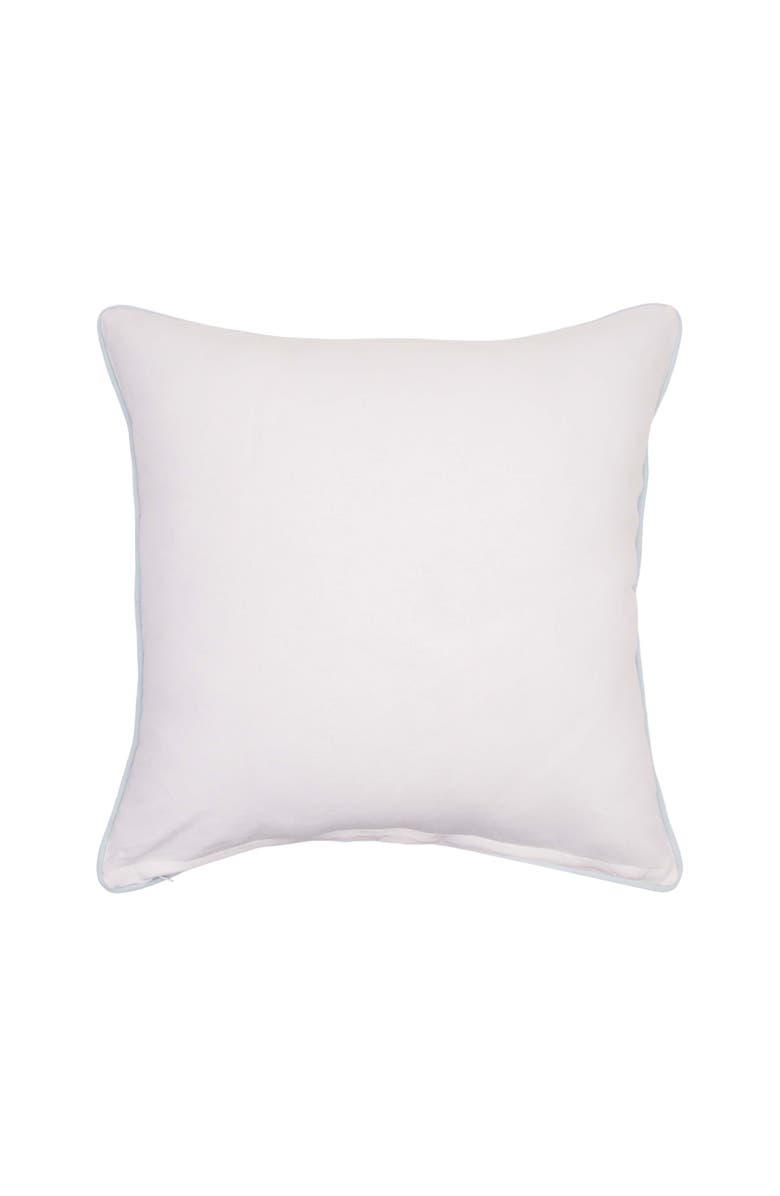 C&F Home Sea Urchin Shores Graphic Print Geometric Embellished Throw Pillow, 18" x 18", Alternate, color, Green