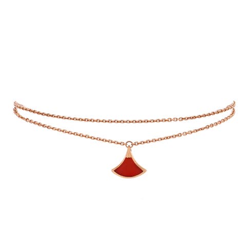 Divas' Dream Bracelet 18K Rose Gold with Carnelian
