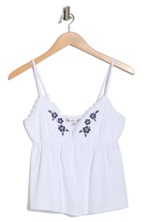 Lace Trim Babydoll Camisole