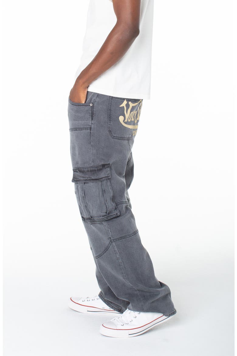 Baggy Straight Carpenter Cargo Hunter Pant, Alternate, color, Smokestone