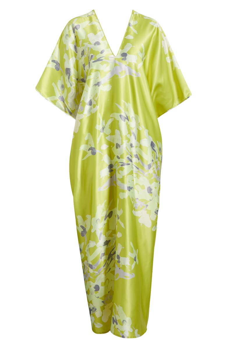 Natori Sumi-E Floral Caftan, Alternate, color, 