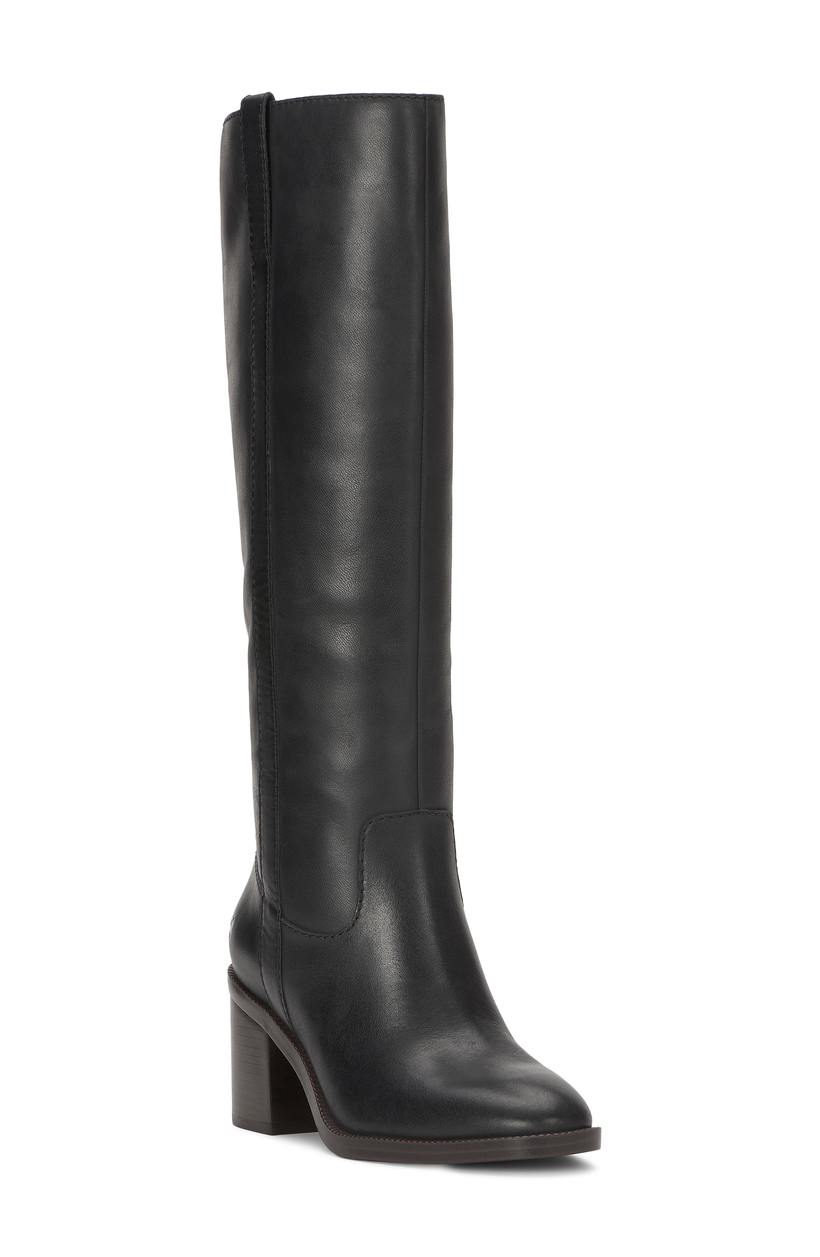 Adana Knee High Boot, Main, color, BLACK
