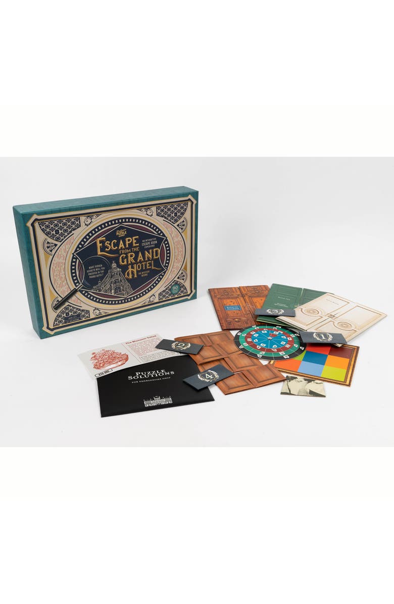 Professor Puzzle Escape Grand Hotel Escape Room Game, 12+, Alternate, color,