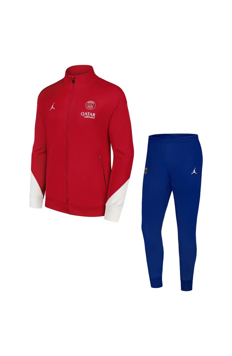 Jordan Brand Men's Jordan Brand Red Paris Saint-Germain 2024/25 Fourth Strike Full-Zip Track Jacket & Pants Set, Alternate, color, 