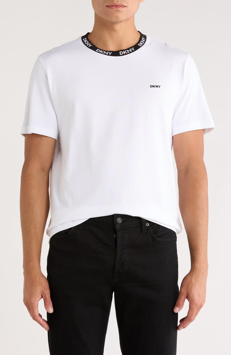 DKNY SPORTSWEAR Inwood Ringer T-Shirt, Main, color, White