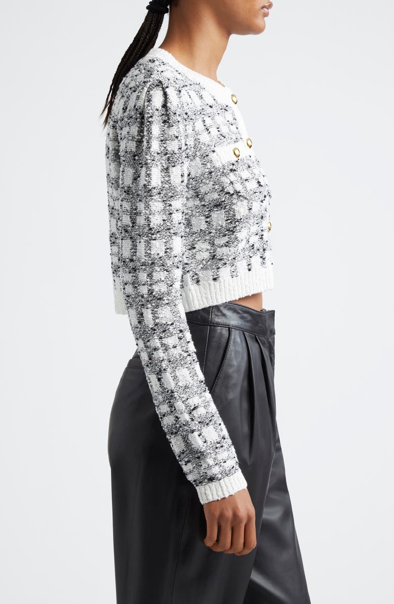 Cinq à Sept Kori Tweed Cardigan, Alternate, color, 