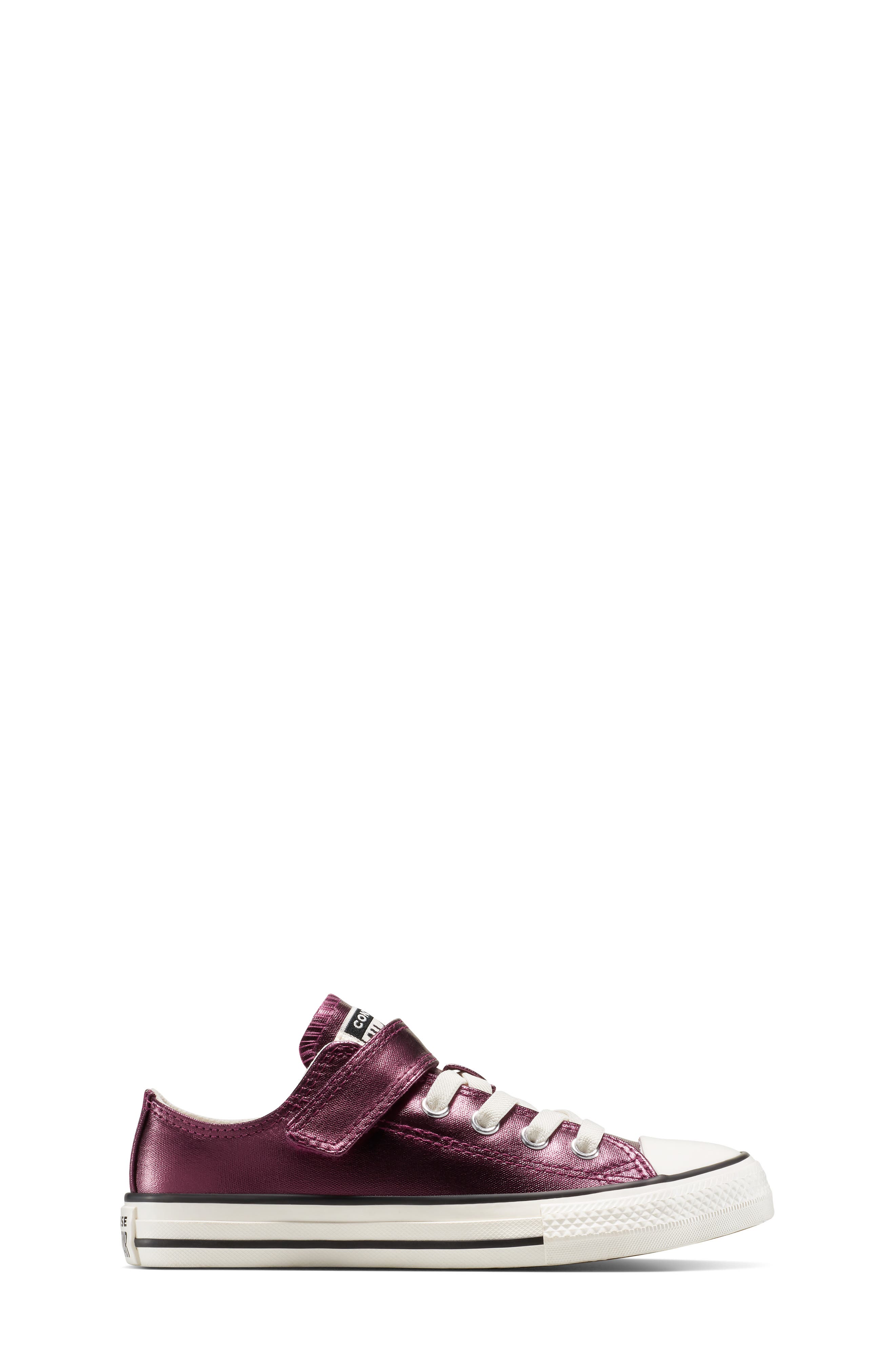 Converse Kids' Chuck Taylor All Star Metallic Canvas Low Top Sneaker, Alternate, color, 