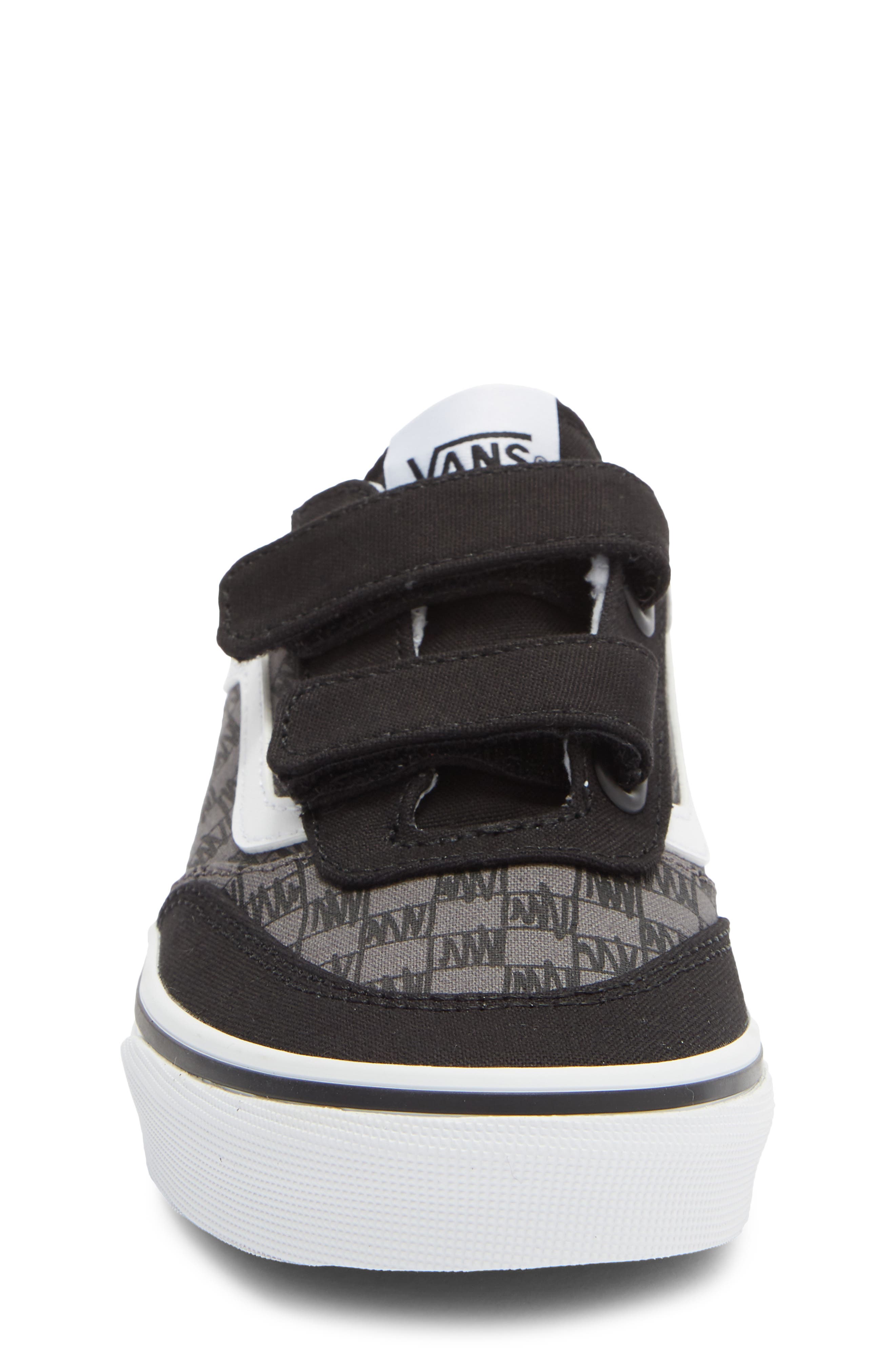Vans Gender Inclusive Kids' Brooklyn LS V Sneaker, Alternate, color, Scribble Check Black
