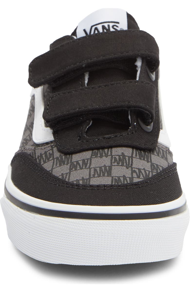 Vans Gender Inclusive Kids' Brooklyn LS V Sneaker, Alternate, color, Scribble Check Black