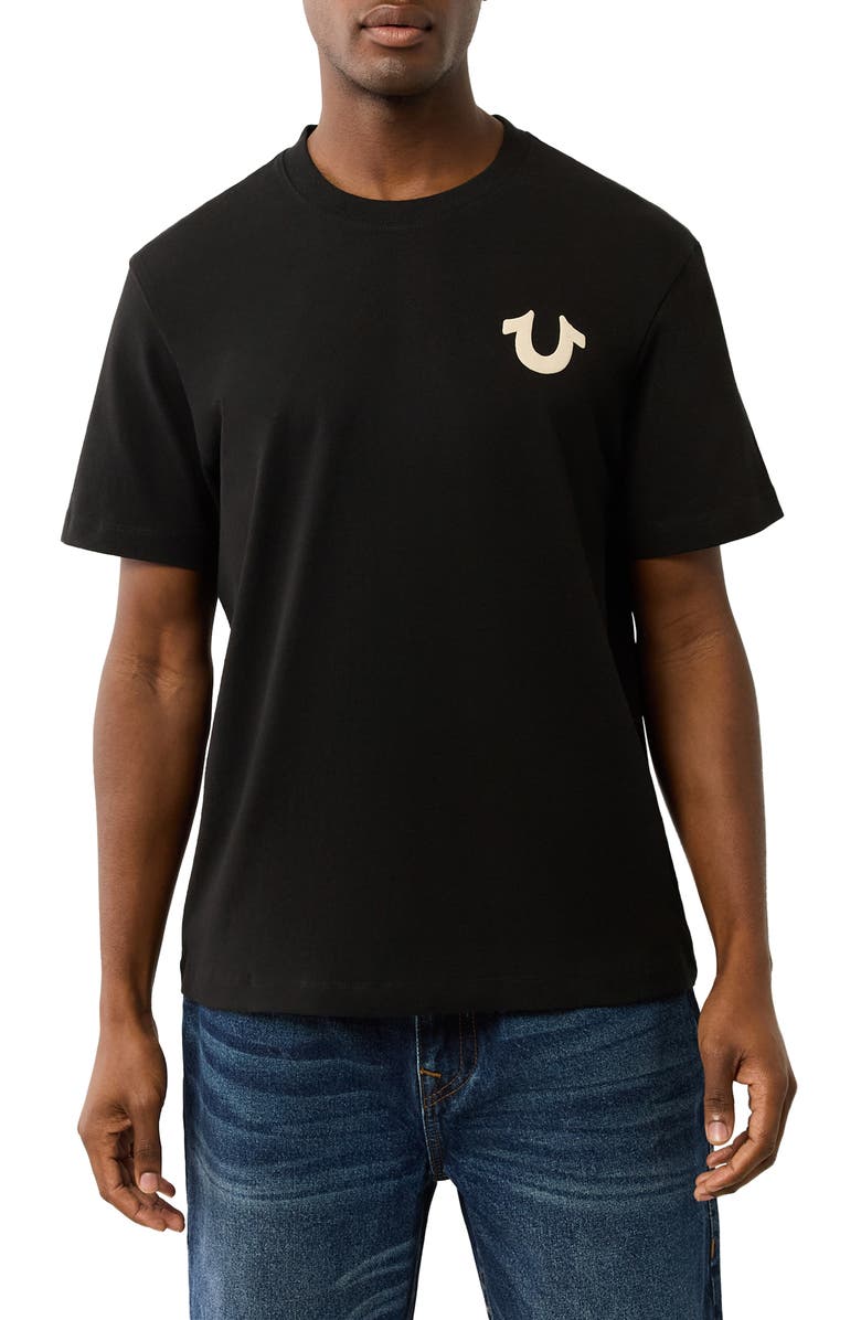 True Religion Crackle World Graphic T-Shirt, Main, color, 