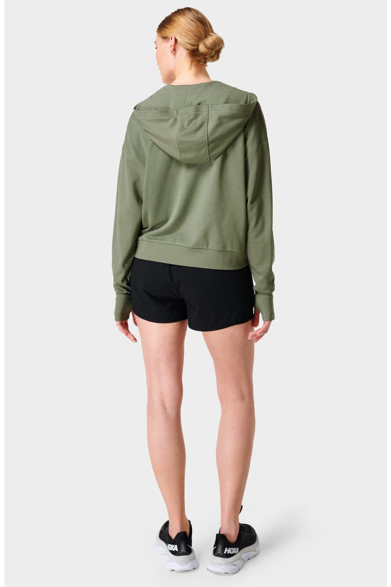 Women's After Class Relaxed Hoodie, Alternate, color, HEATH GREEN