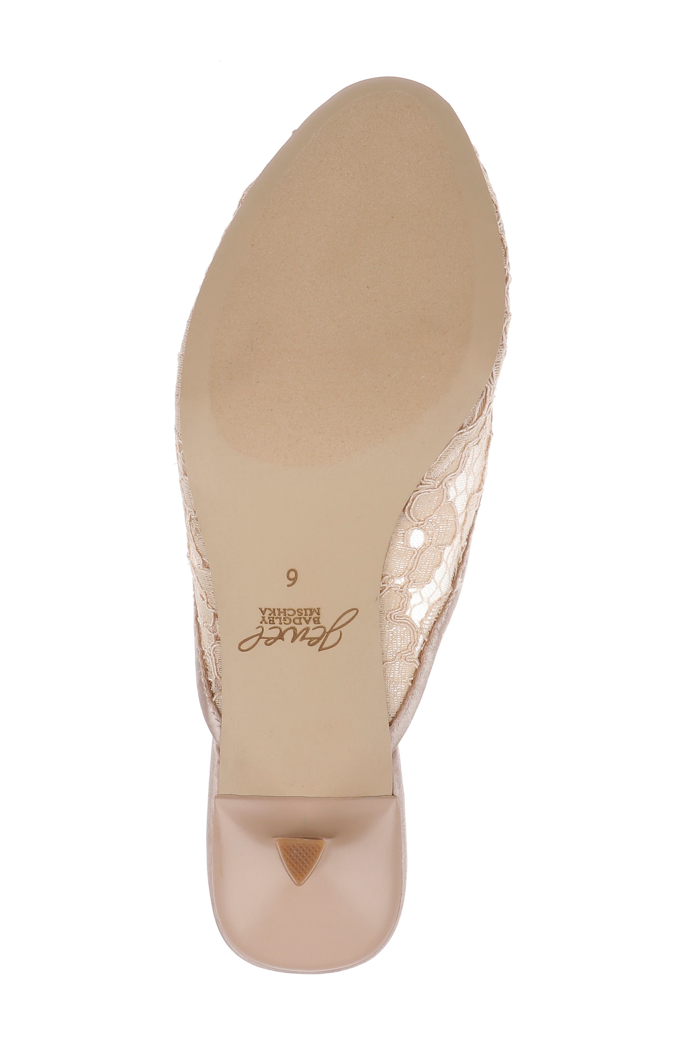 Elliot Mule, Alternate, color, DARK BEIGE SATIN