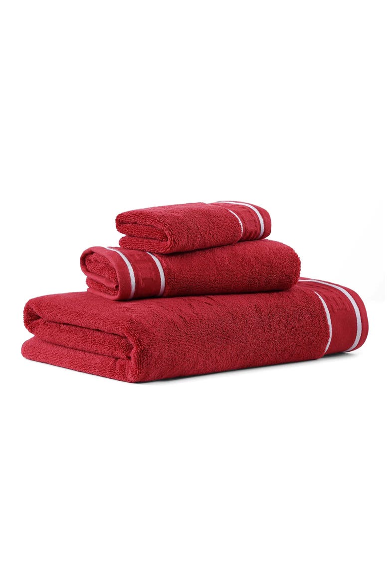 The Legacy Terry 6-Piece Towel Set, Alternate, color, BRIGHT RED