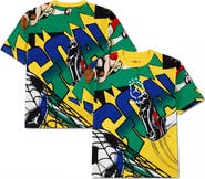 Jordan Brand Youth Jordan Brand Yellow Brazil National Team Boxy Goal T-Shirt