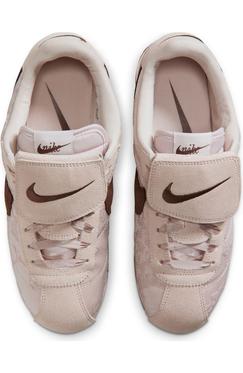 Nike Cortez Textile Sneaker, Alternate, color, Silt Red/ Chocolate/ Phantom