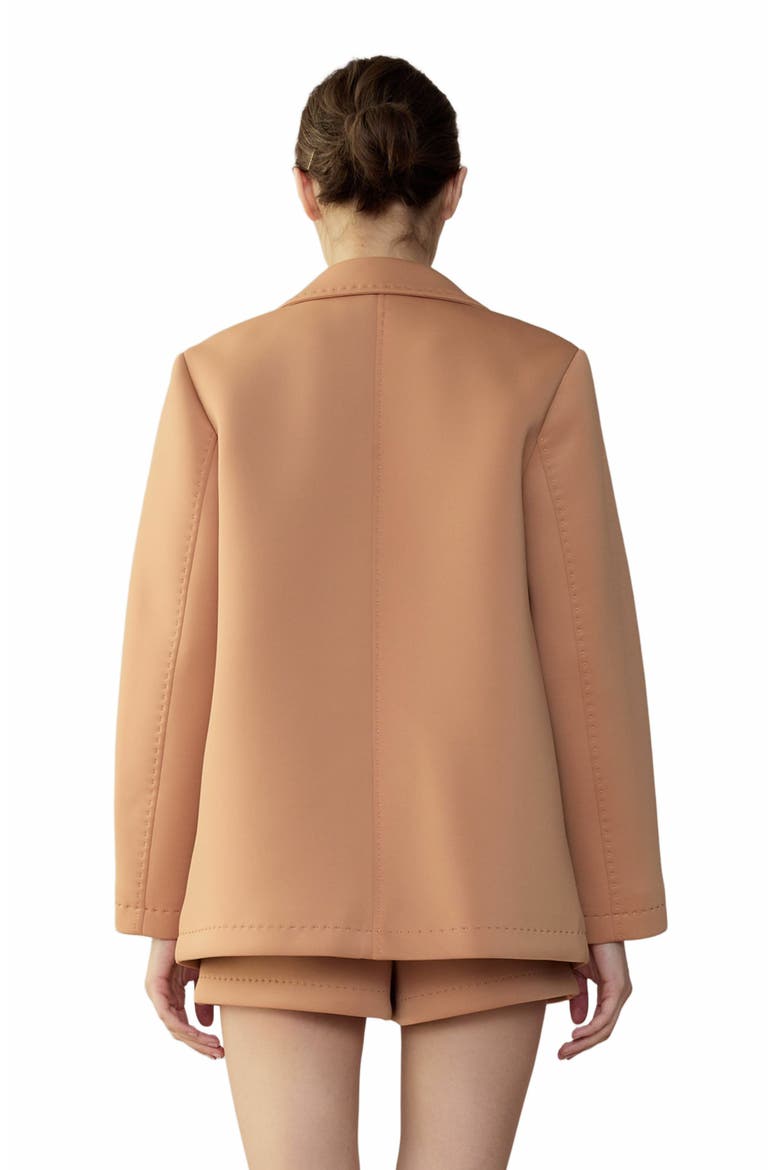 Bonded Pick Stitch Jacket, Alternate, color, Camel