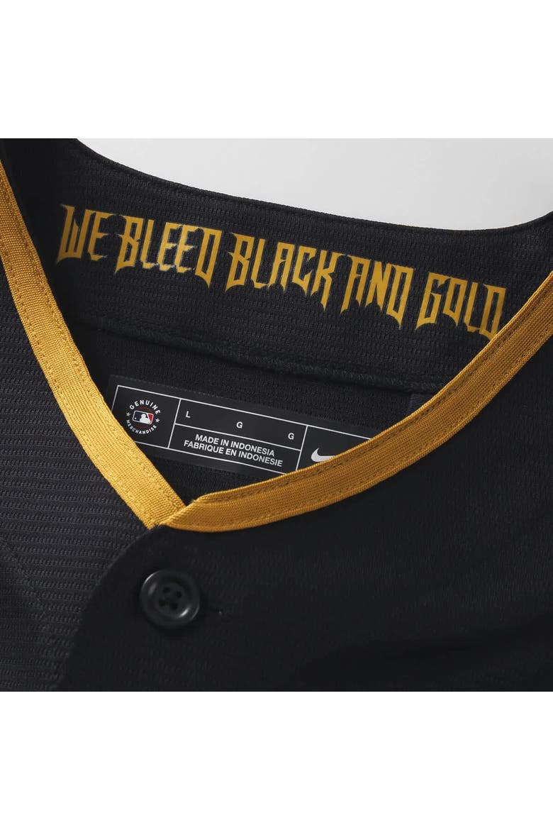 Men's Nike Paul Skenes Black Pittsburgh Pirates 2026 City Connect Stadium Jersey, Alternate, color, Black