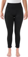 MUK LUKS High Waisted Fur Lined Leggings