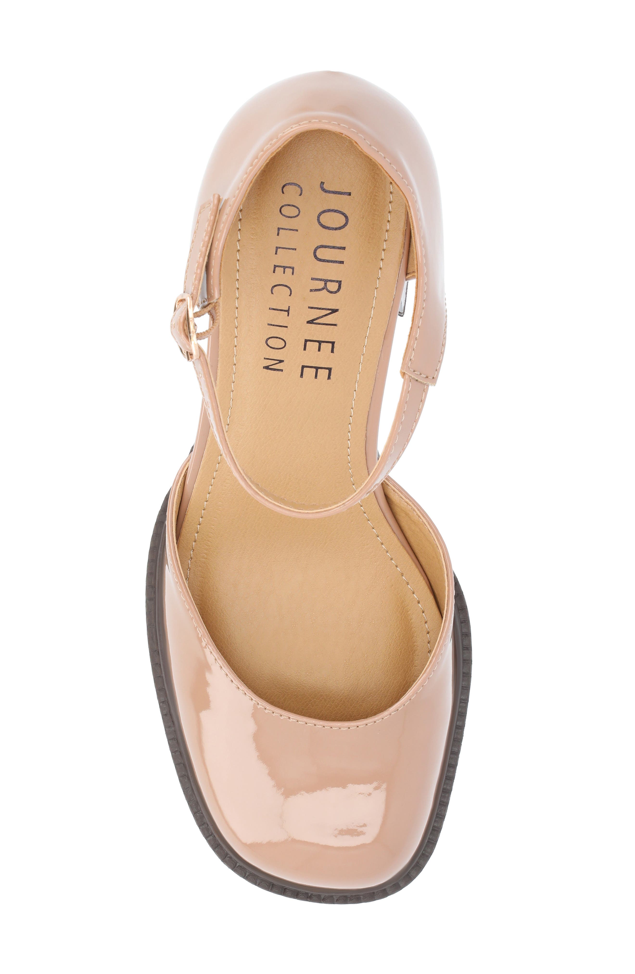Journee Collection Sophilynn Pump, Alternate, color, Nude