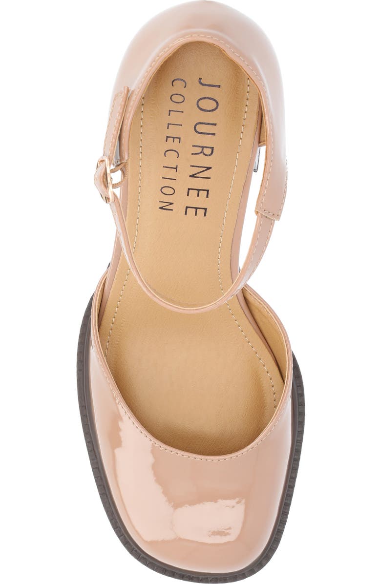 Journee Collection Sophilynn Pump, Alternate, color, Nude