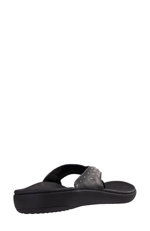 Revitalign Yumi Fresca Flip Flop In Black