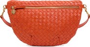 Clare V. Medium Grande Woven Leather Belt Bag