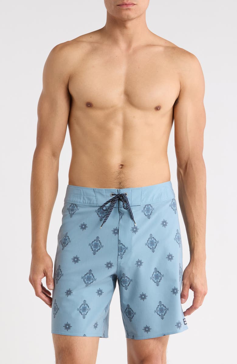 Billabong Good Times Pro Board Shorts, Main, color, Blue Fog
