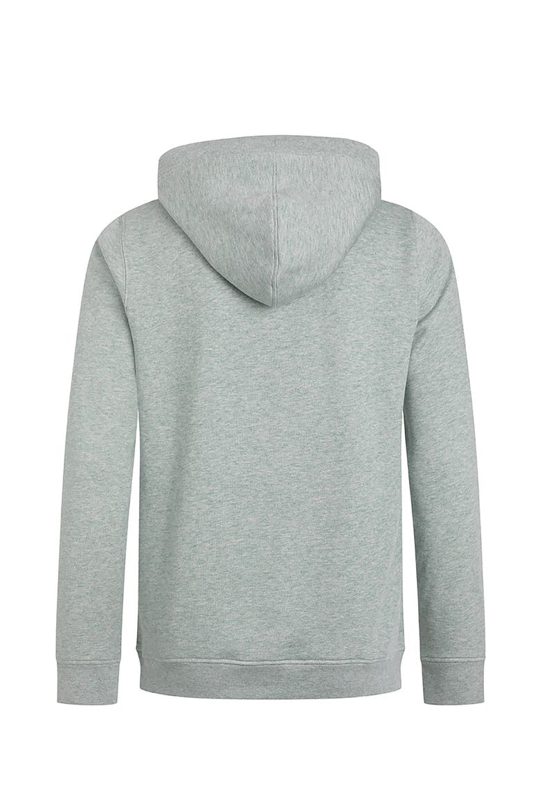 Hugo Branded Popover Hoodie, Alternate, color, Grey Marl